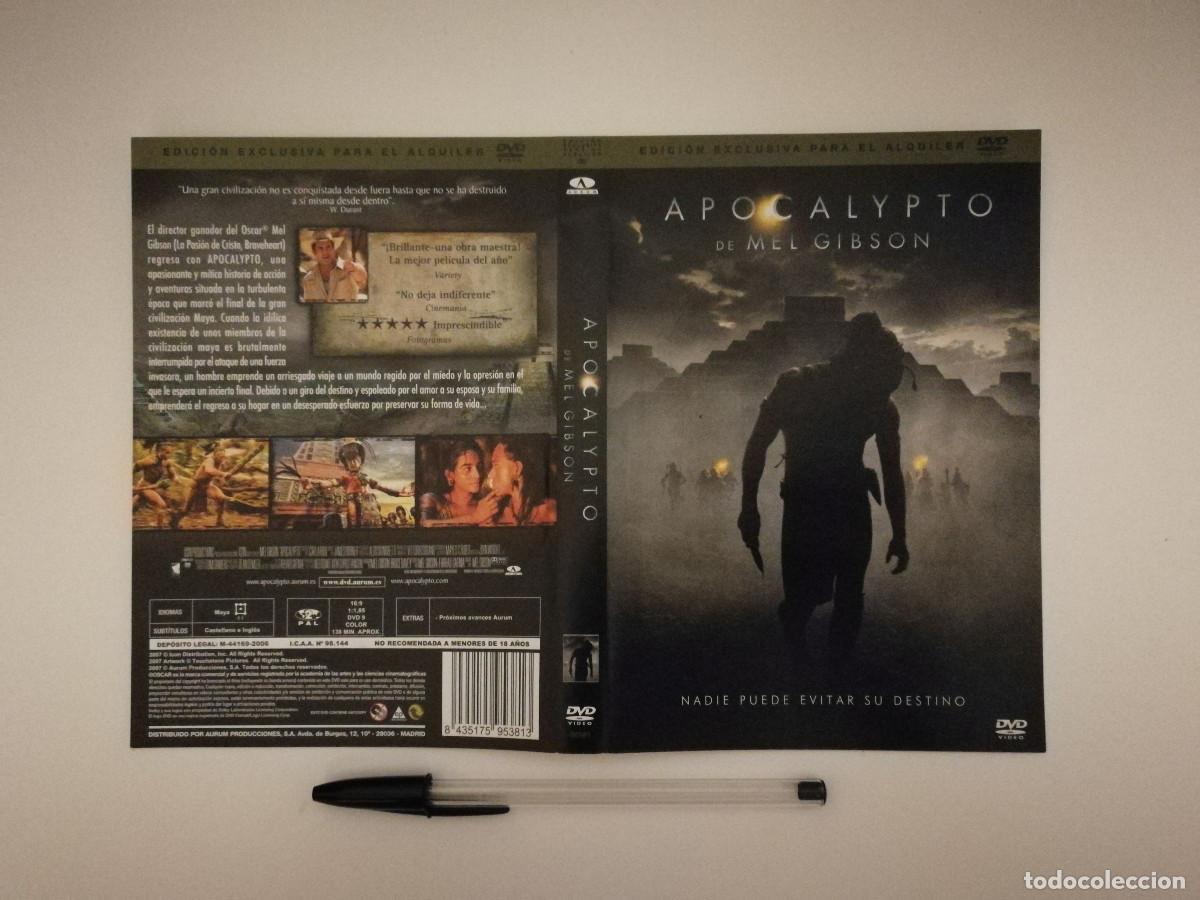 Cinema: CARATULA ORIGINAL -A4- Apocalypto - MEL GIBSON