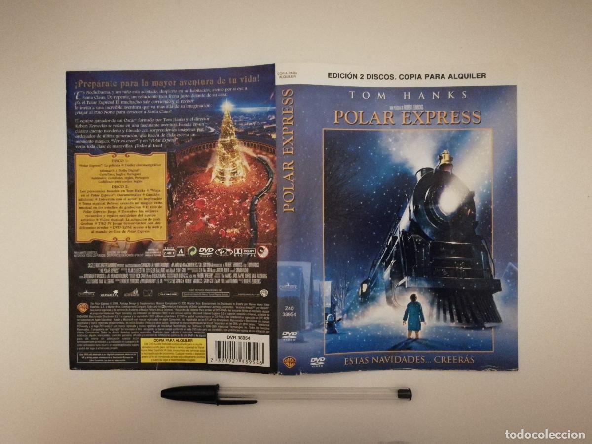 Cinema: CARATULA ORIGINAL -A4- POLAR EXPRESS - TOM HANKS
