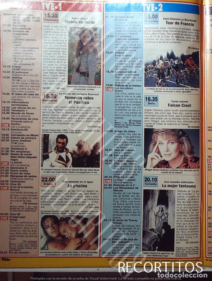 Kino: mundo de fieras alain delon romy schneider susan sullivan falcon crest
