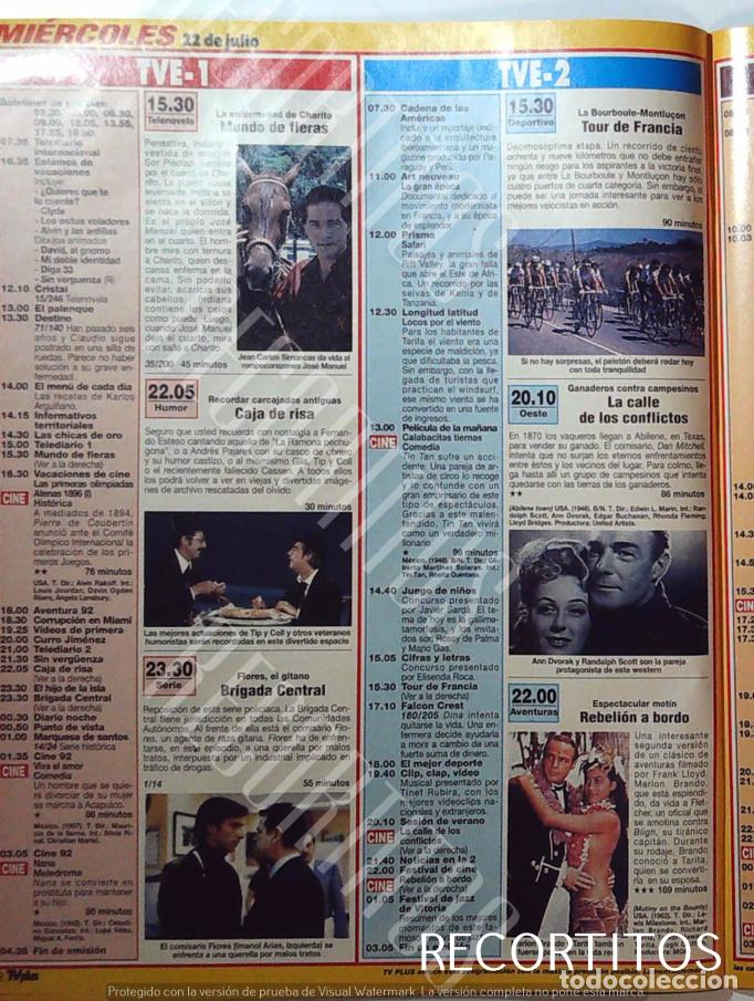 Kino: juan carlos simancas tip y coll imanol arias brigada central ann dvorak randolph scott marllon bran