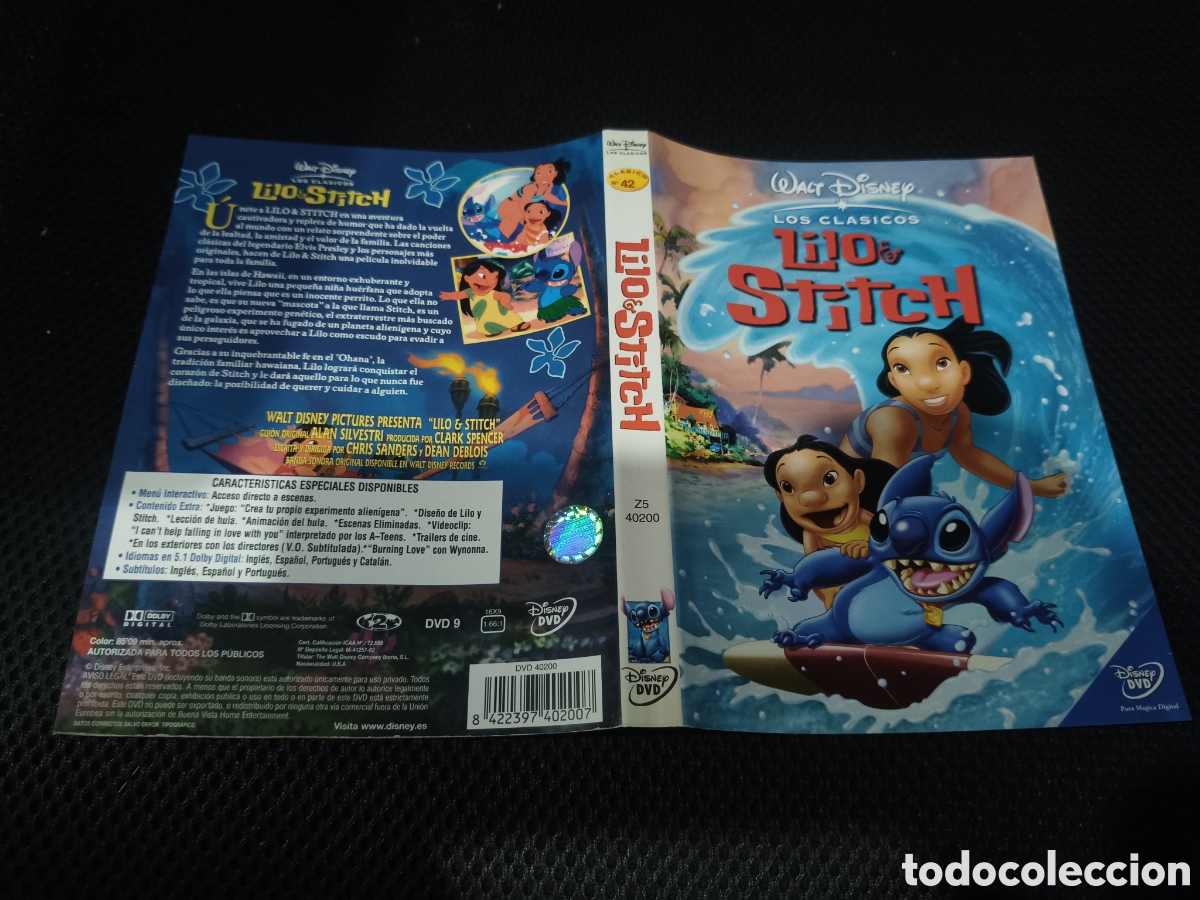 Cine: Car&aacute;tula DVD - lilo & Stitch - Foto 1