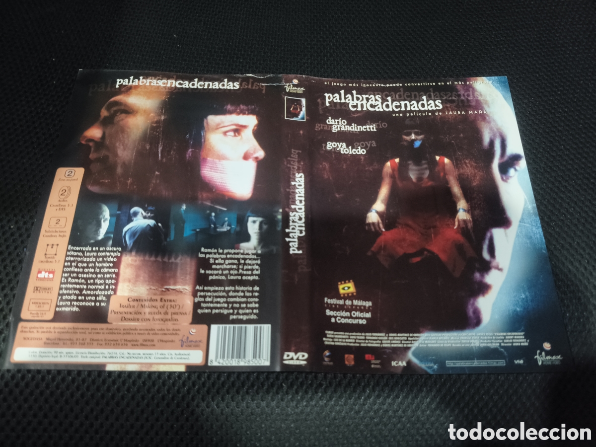 Kino: Car&aacute;tula DVD - palabras encadenadas