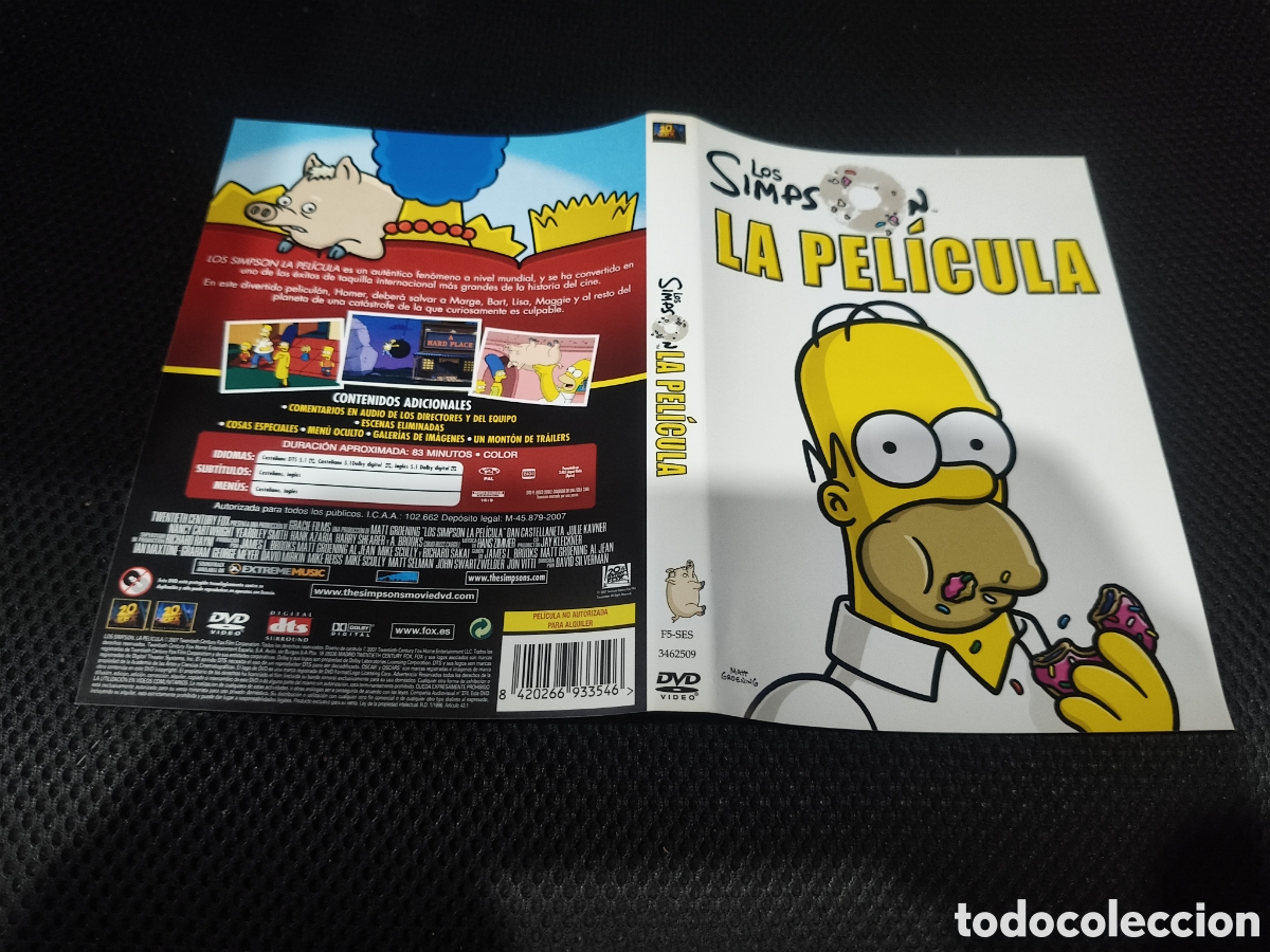 Kino: Car&aacute;tula DVD - los Simpson la pel&iacute;cula