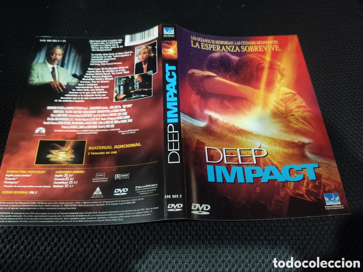 Cinema: Car&aacute;tula DVD - Deep impact