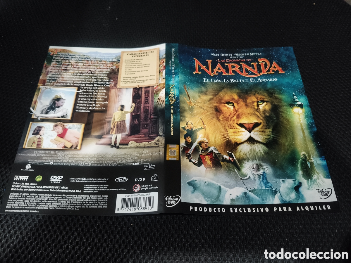 Cinema: Car&aacute;tula DVD - las cr&oacute;nicas de narnia