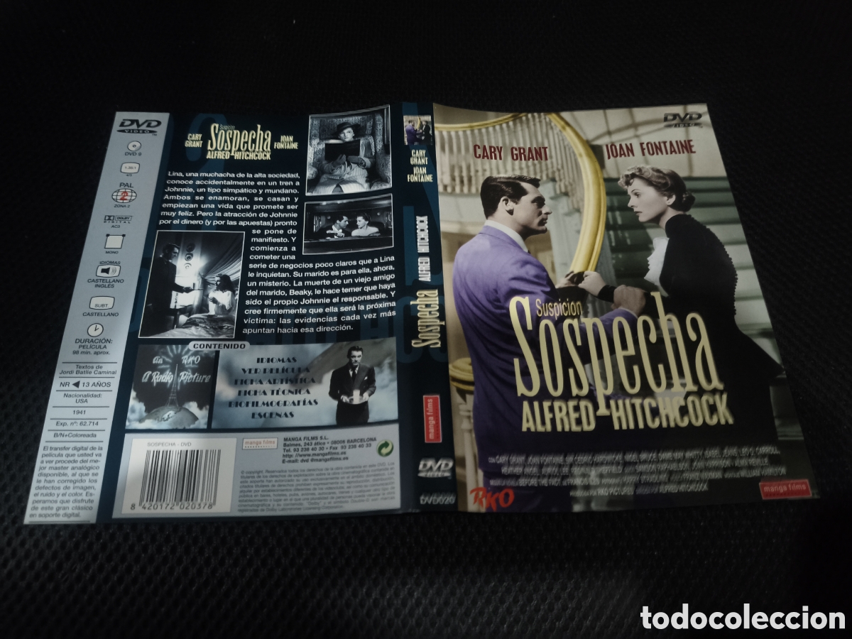 Cinema: Car&aacute;tula DVD - sospecha