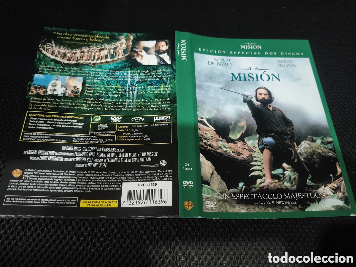 Cinema: Car&aacute;tula DVD - la misi&oacute;n