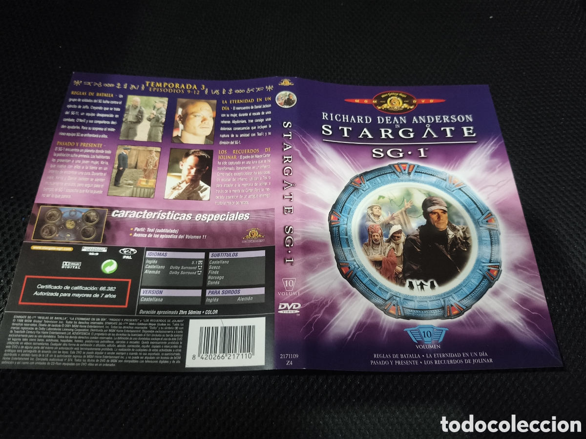 Cinema: Car&aacute;tula DVD - stargate sg 1