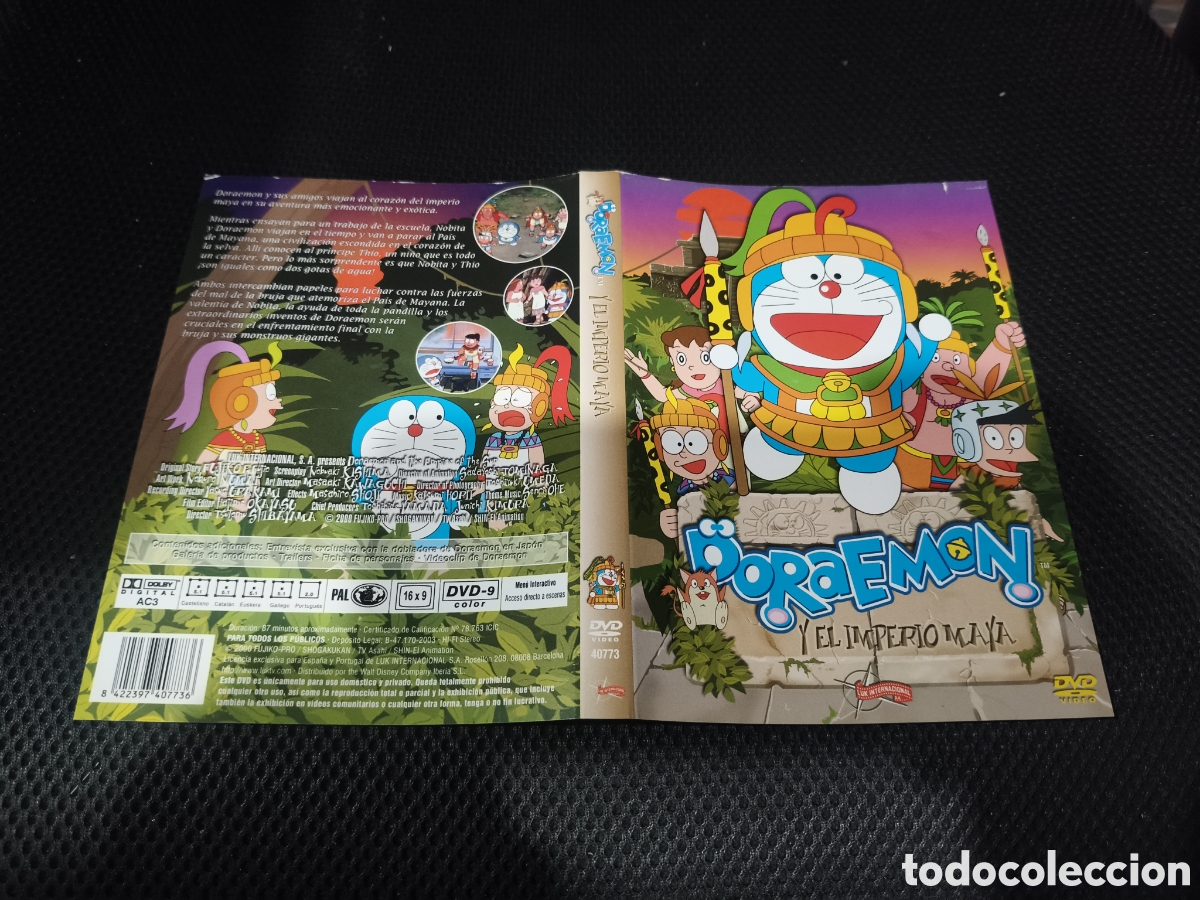 Cinema: Car&aacute;tula DVD - Doraemon y el imperio maya