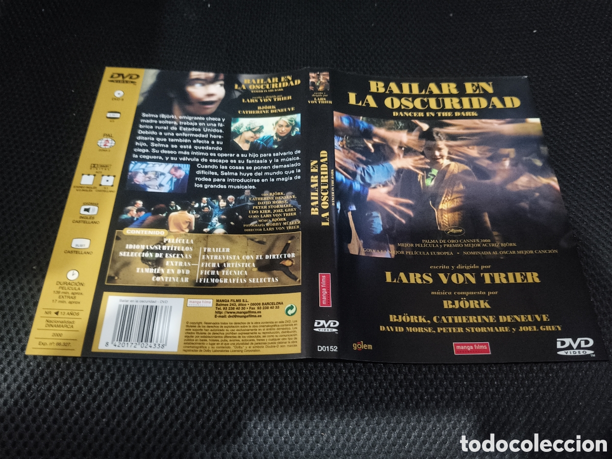 Cinema: Car&aacute;tula DVD - bailar en la oscuridad