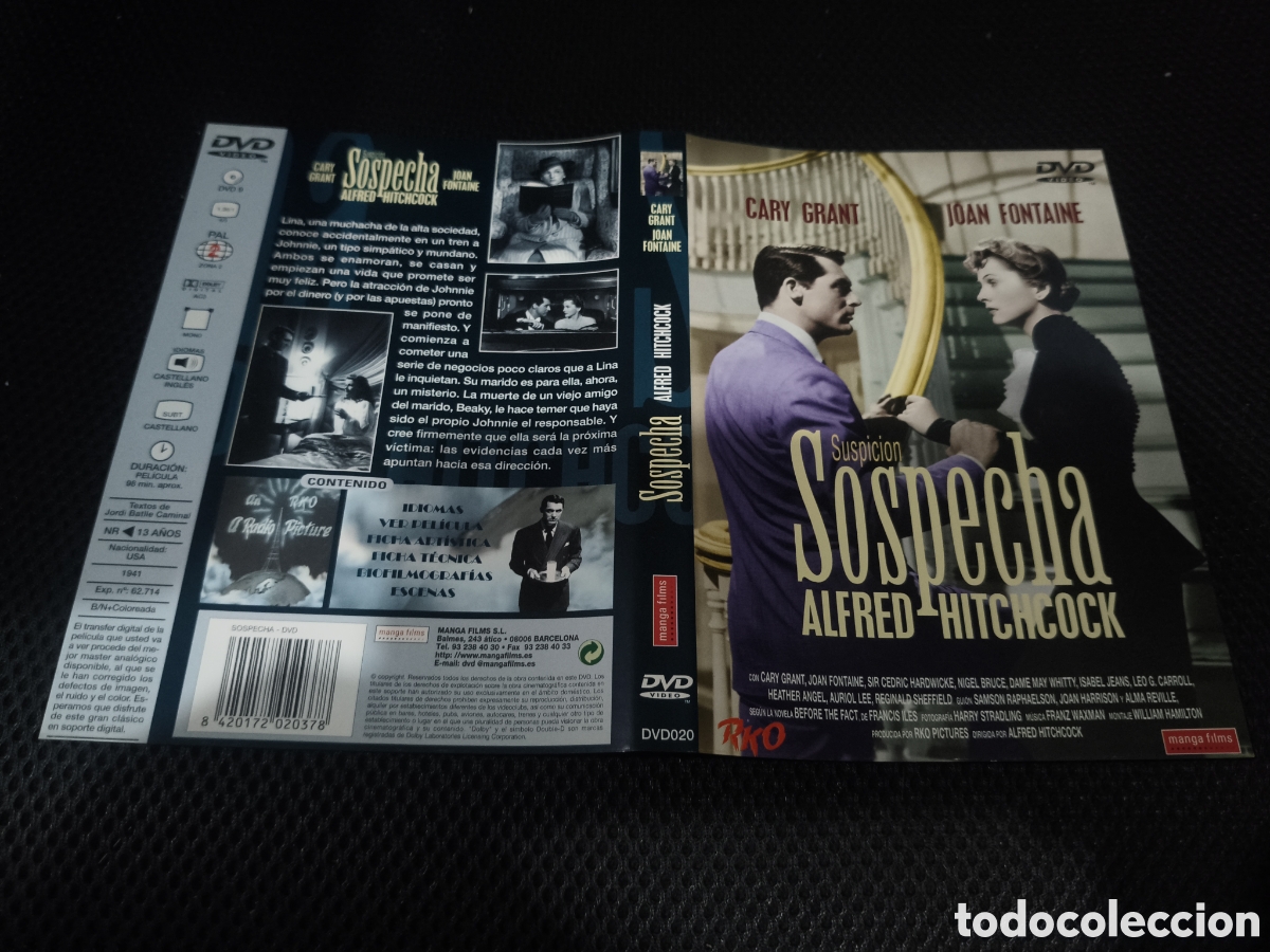 Cinema: Car&aacute;tula DVD - sospecha