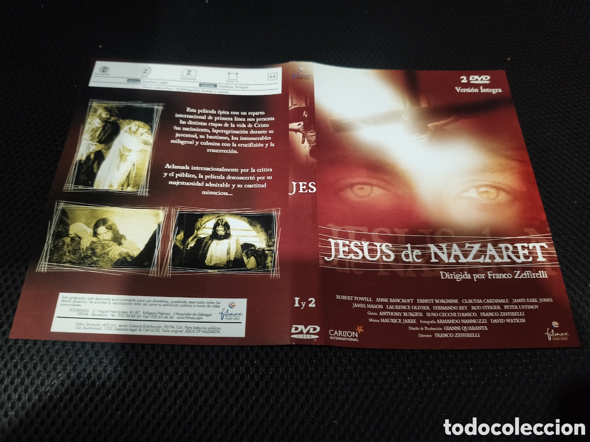 Cin&eacute;ma: Car&aacute;tula DVD - Jes&uacute;s de Nazaret 1 y 2