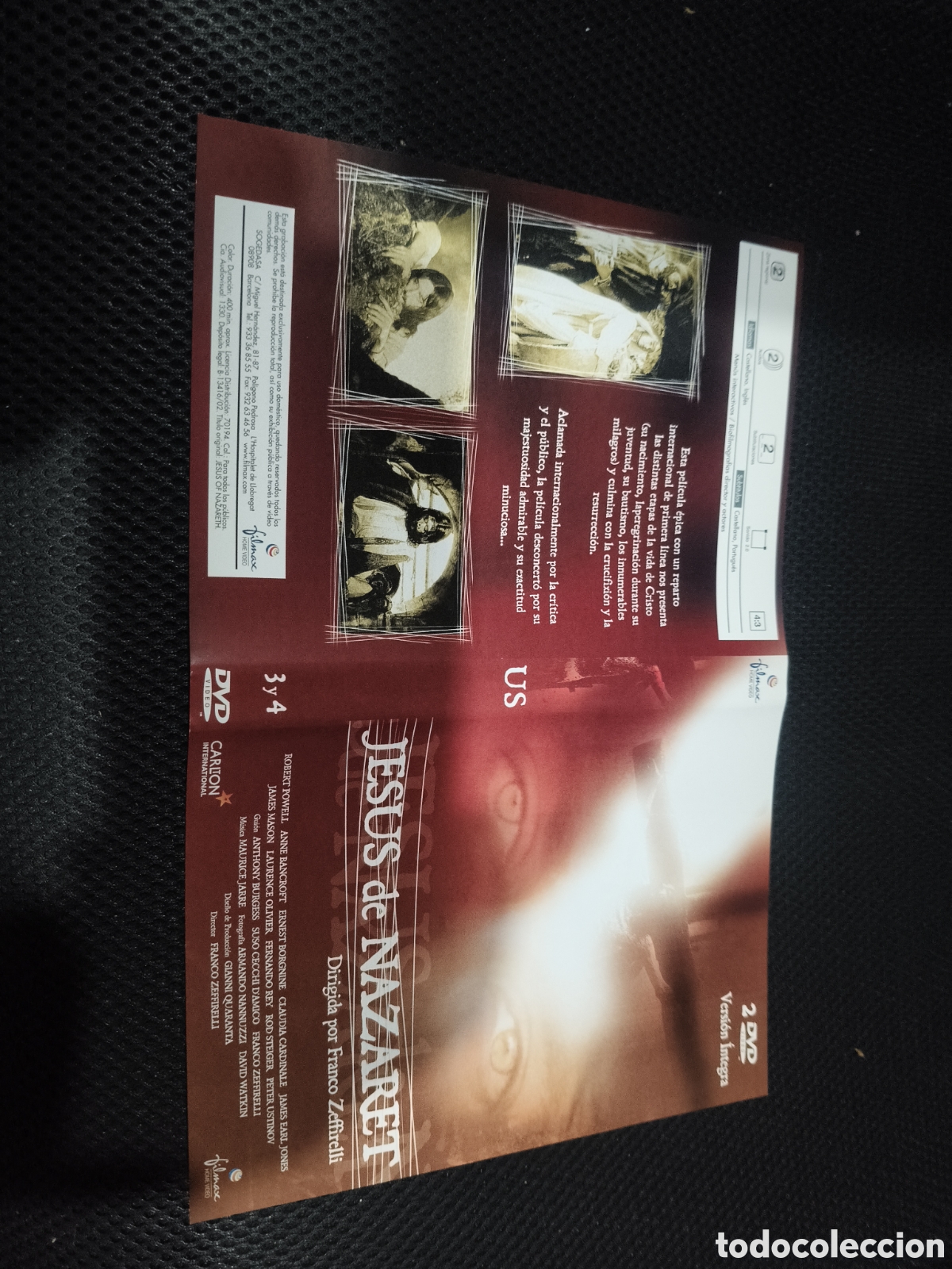 Cin&eacute;ma: Car&aacute;tula DVD - Jes&uacute;s de Nazaret 3 y 4