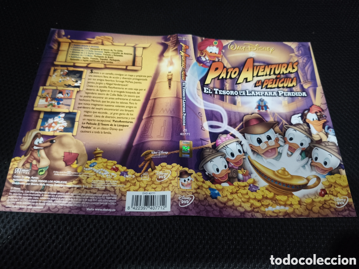 Cin&eacute;ma: Car&aacute;tula DVD - pato aventuras la pel&iacute;cula