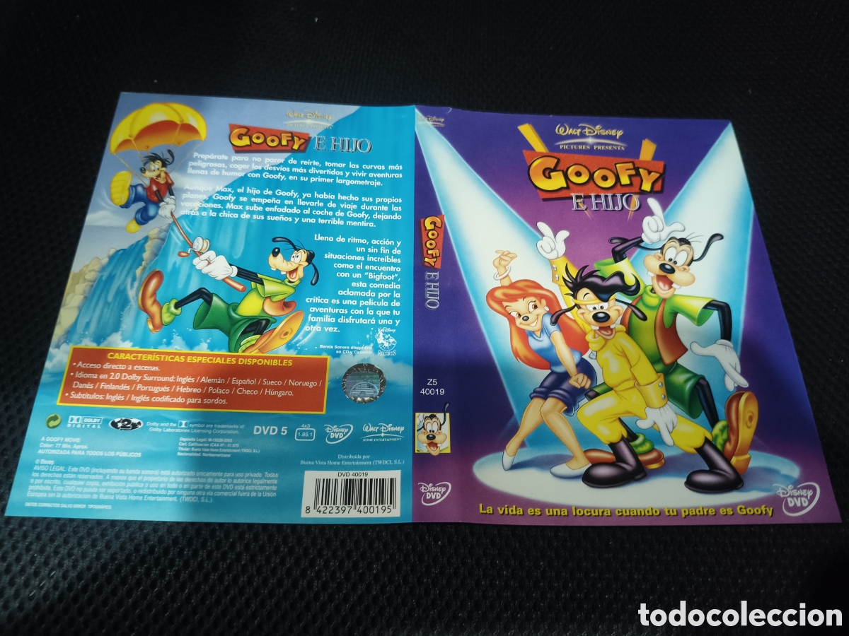 Cin&eacute;ma: Car&aacute;tula DVD - Goofy e hijo