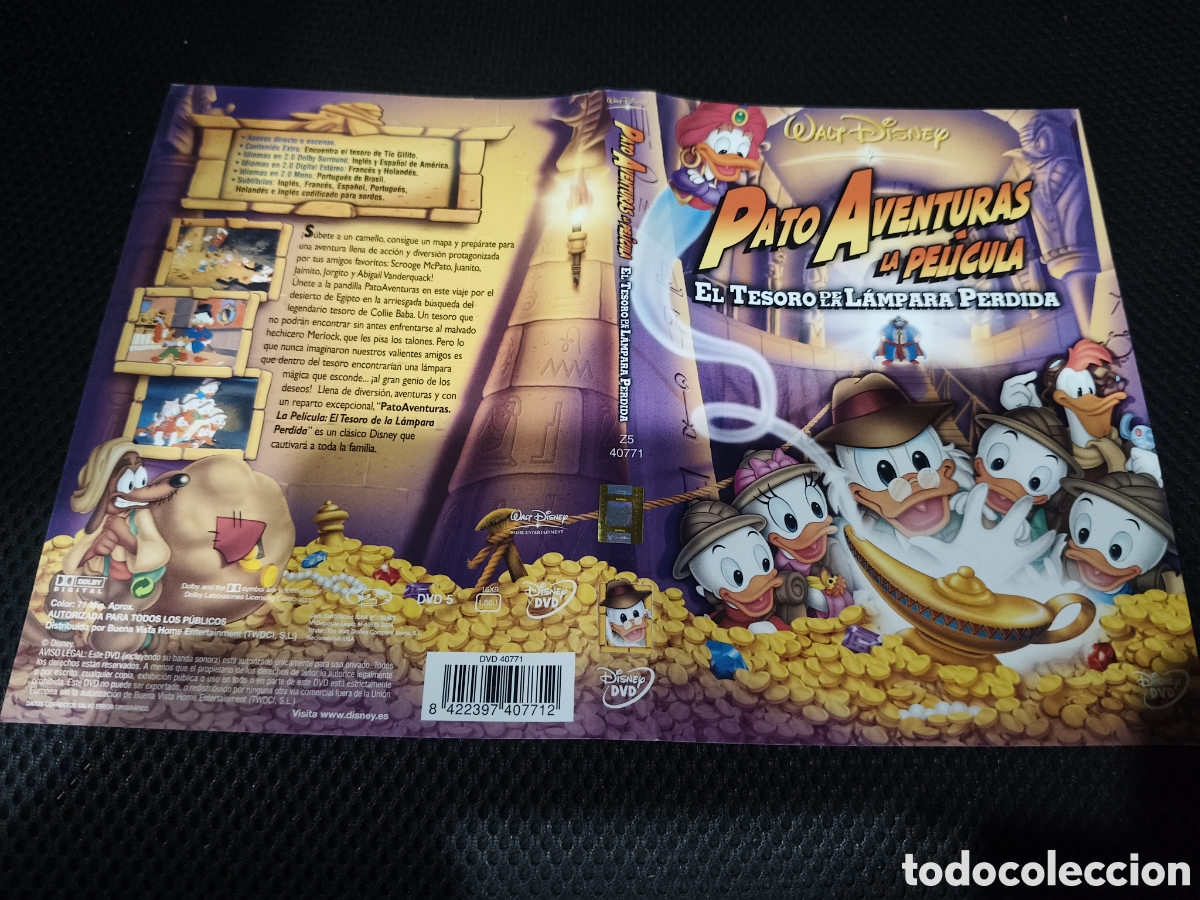 Cin&eacute;ma: Car&aacute;tula DVD - pato aventuras la pel&iacute;cula