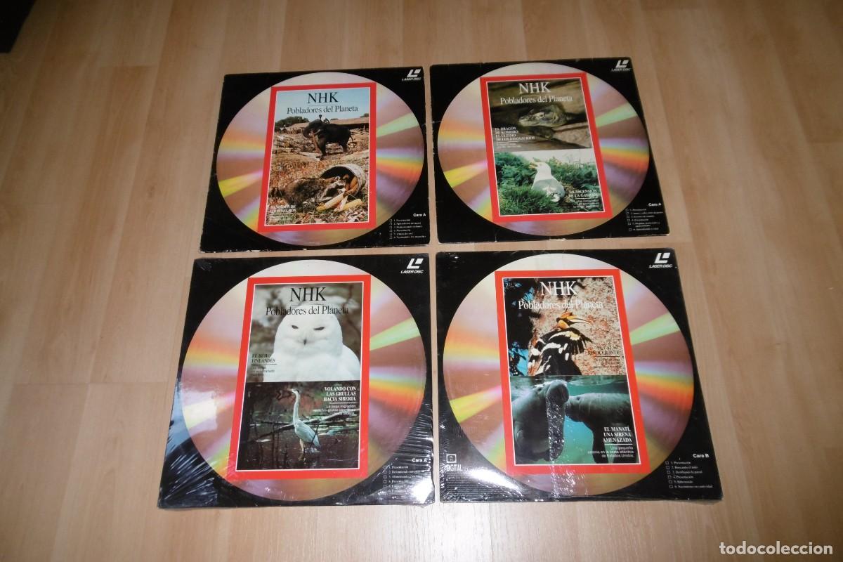 Cin&eacute;ma: LOTE DE 4 LASER DISC NHK POBLADORES DEL PLANETA