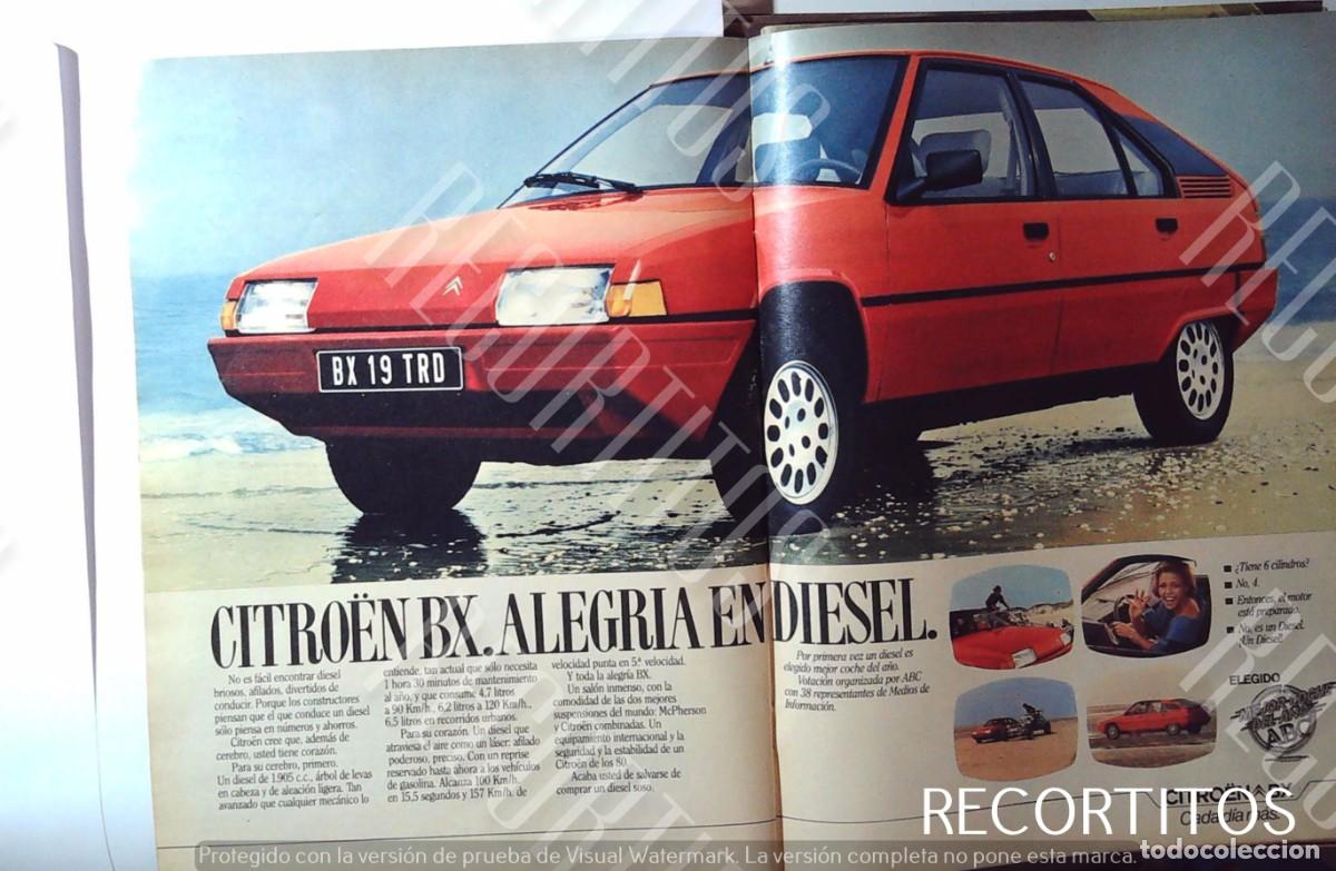 Cin&eacute;ma: CITTROEN BX 19 ANUNCIO PUBLICIDAD
