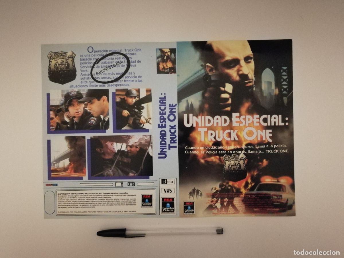 Cine: CARATULA ORIGINAL -A4- UNIDAD ESPECIAL TRUCK ONE