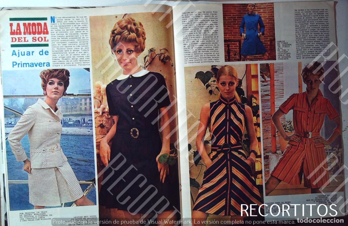Cine: la moda primvera de 1968 abrigos