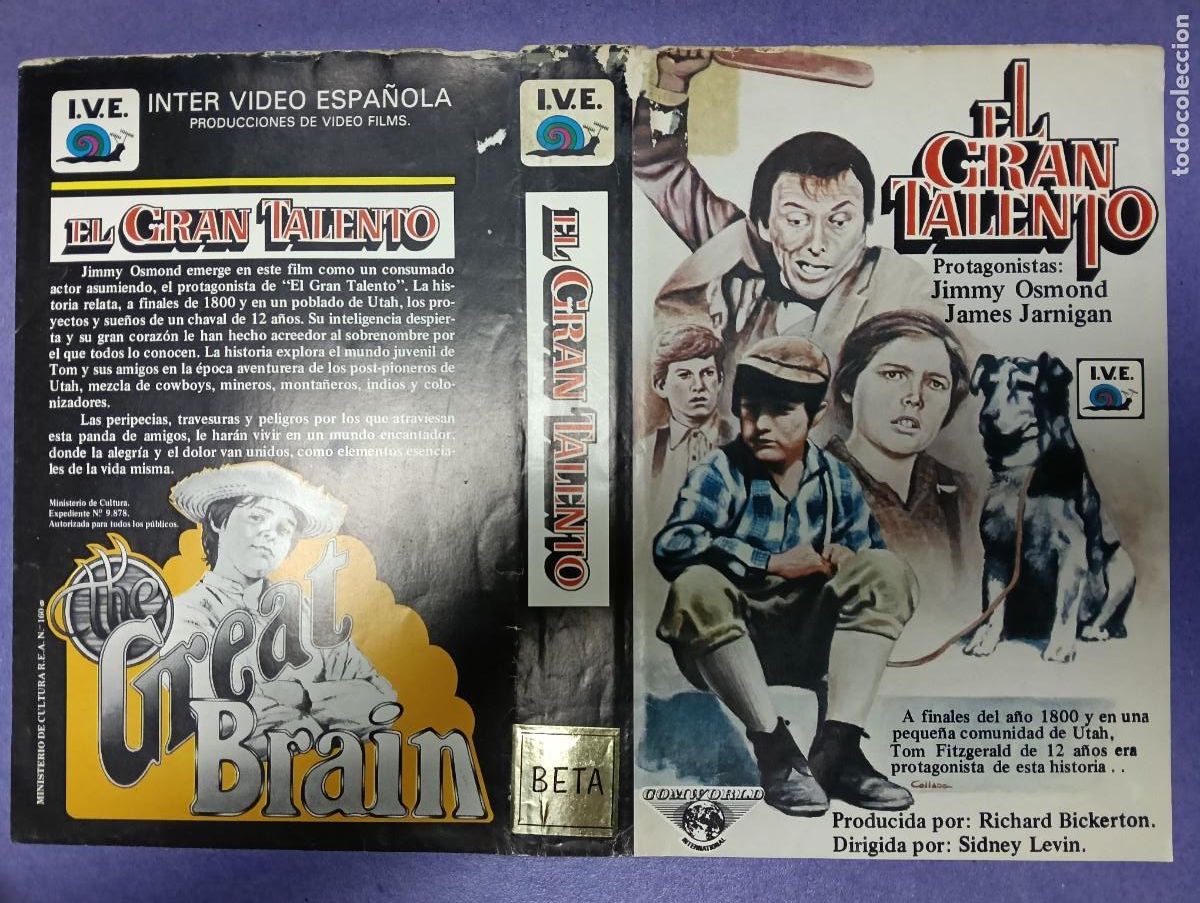 Cine: SUBASTA CARATULAS 23 - EL GRAN TALENTO IVE BETA - Foto 1