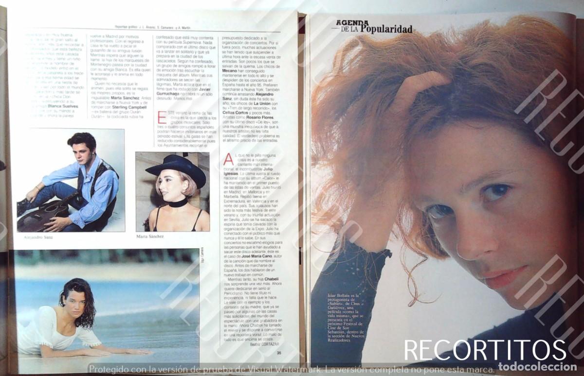 Cine: MARTA SANCHEZ ALEJANDRO SANZ OLE OLE - Foto 1