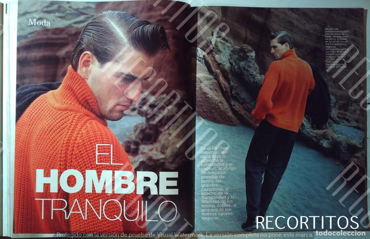 Kino: MODA MASCULINA 1992 CALZADOS YANKO ADOLFO DOMINGUEZ CARAMELO CALVIN KLEIN