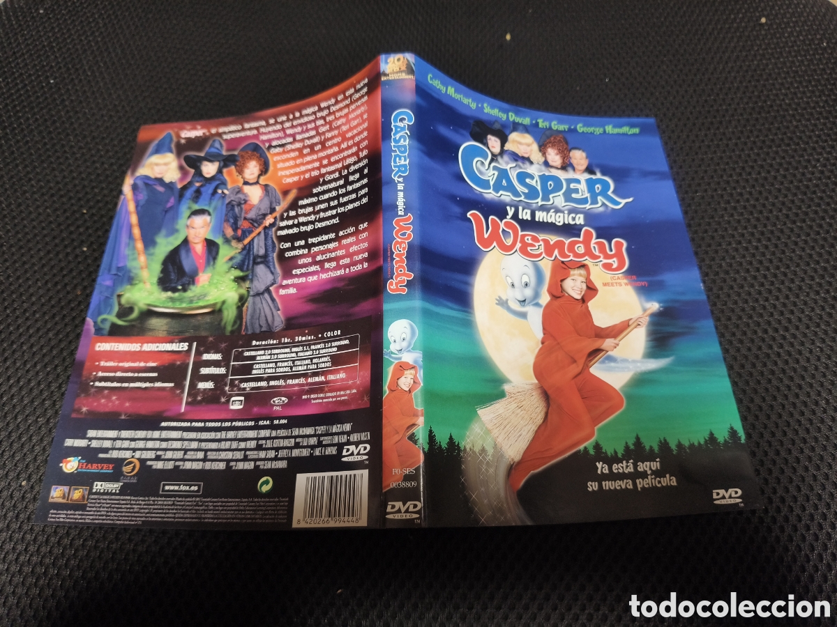 Kino: Car&aacute;tula DVD - Casper y la m&aacute;gica Wendy