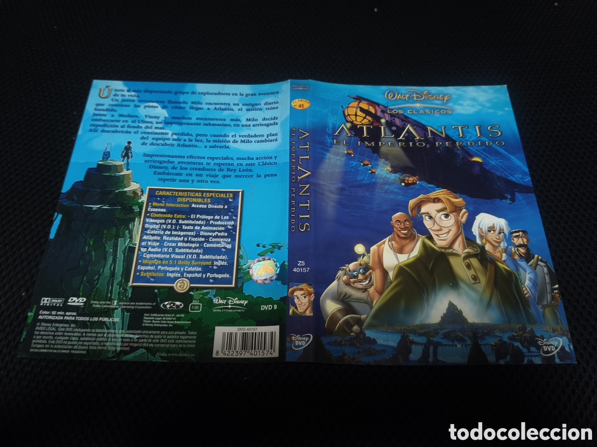 Cine: Car&aacute;tula DVD - Atlantis el imperio perdido - Foto 1