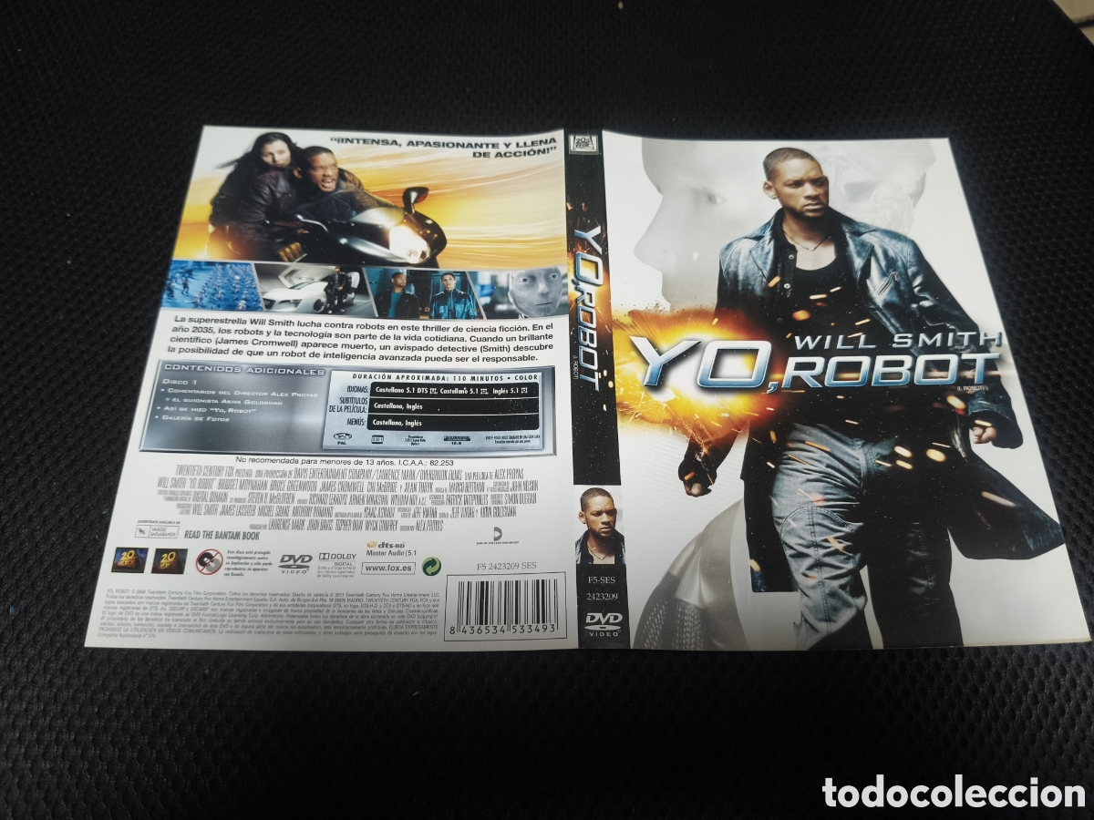 Cin&eacute;ma: Car&aacute;tula DVD - yo robot