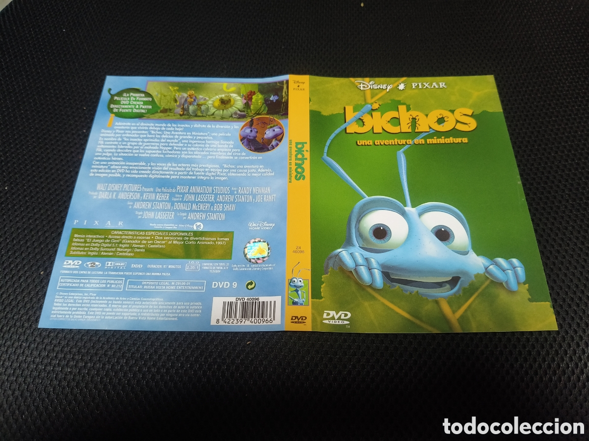 Cine: Car&aacute;tula DVD - bichos - Foto 1