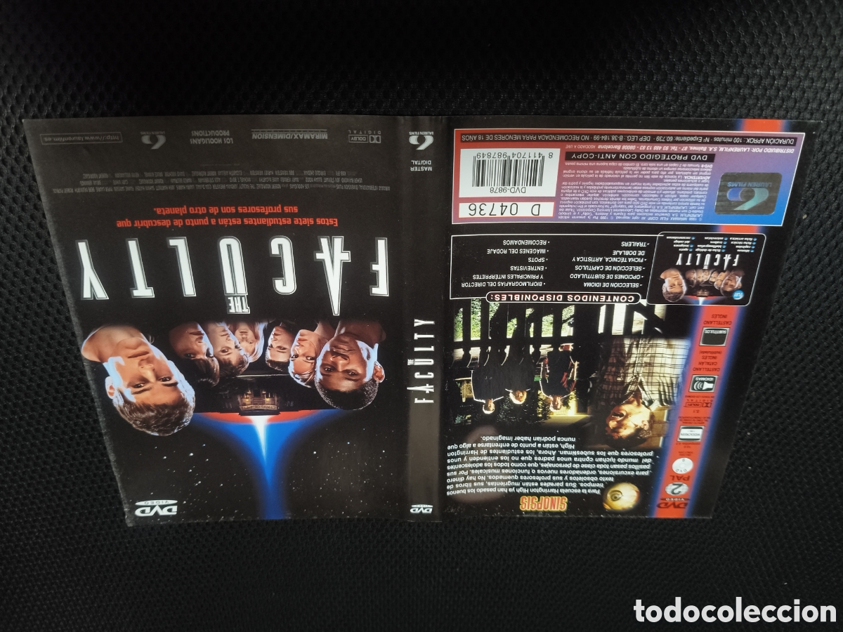 Cinema: Car&aacute;tula DVD - the faculty