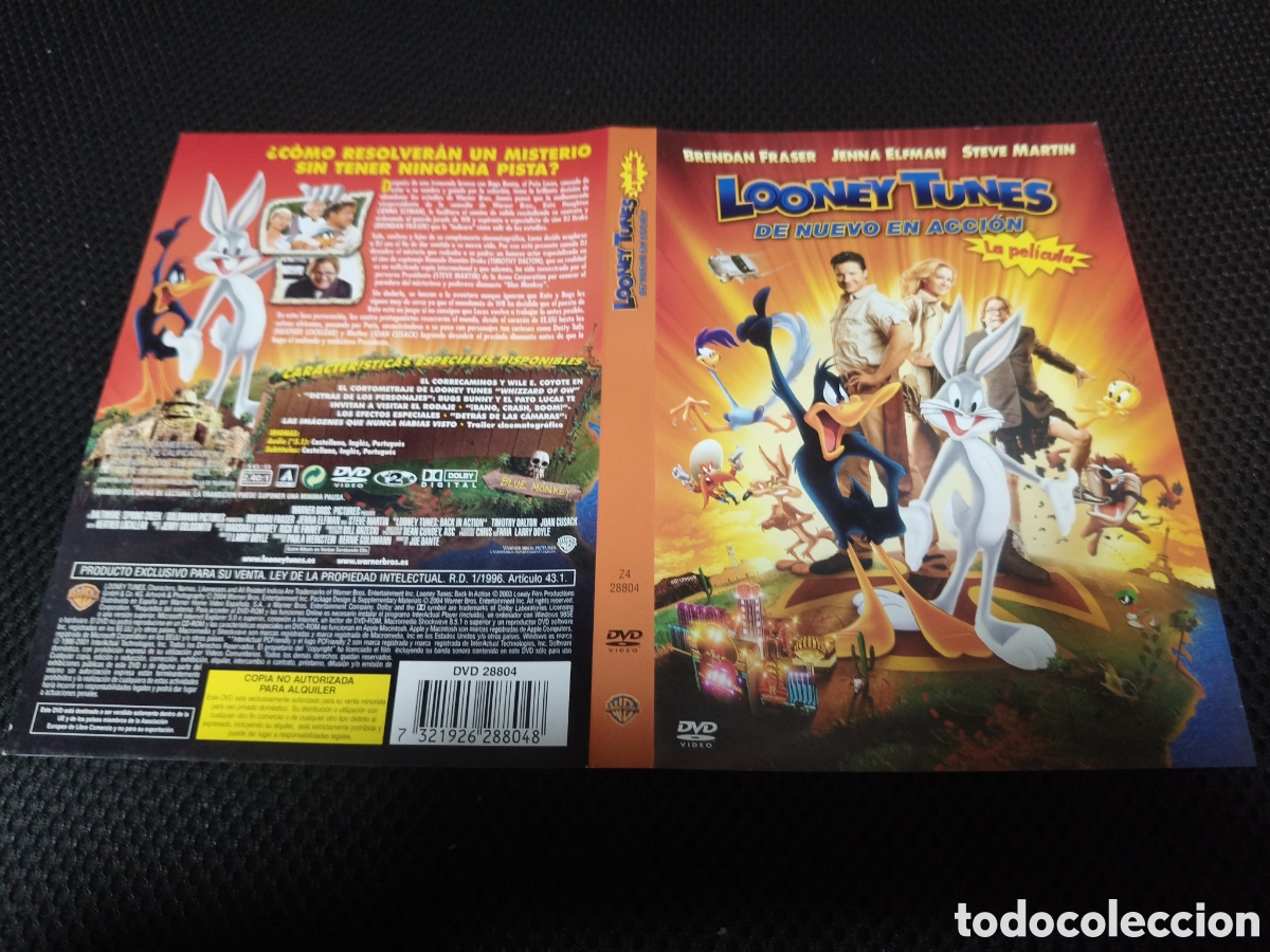 Cinema: Car&aacute;tula DVD - Looney tunes de nuevo en acci&oacute;n