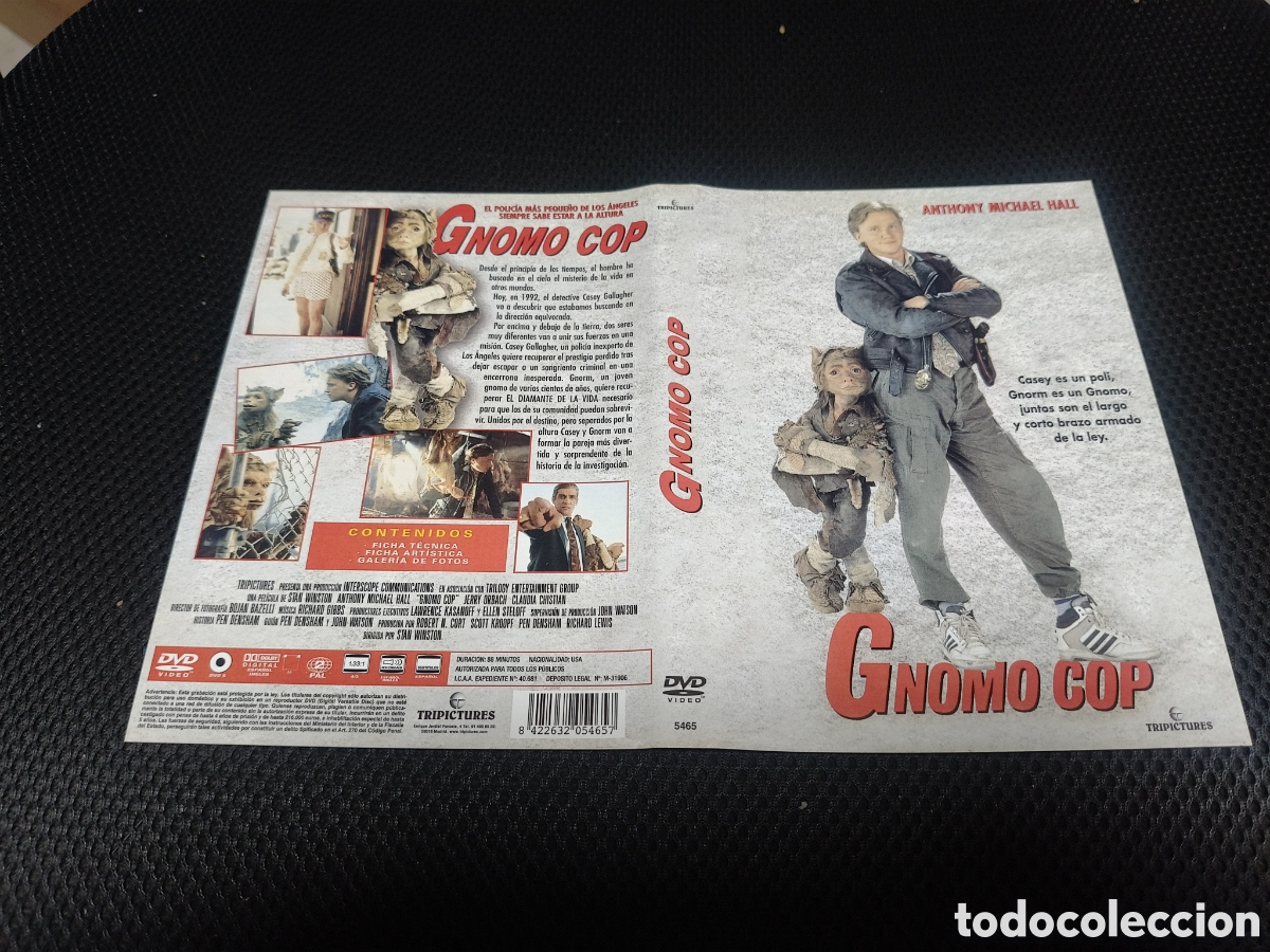 Cinema: Car&aacute;tula DVD - gnomo cop