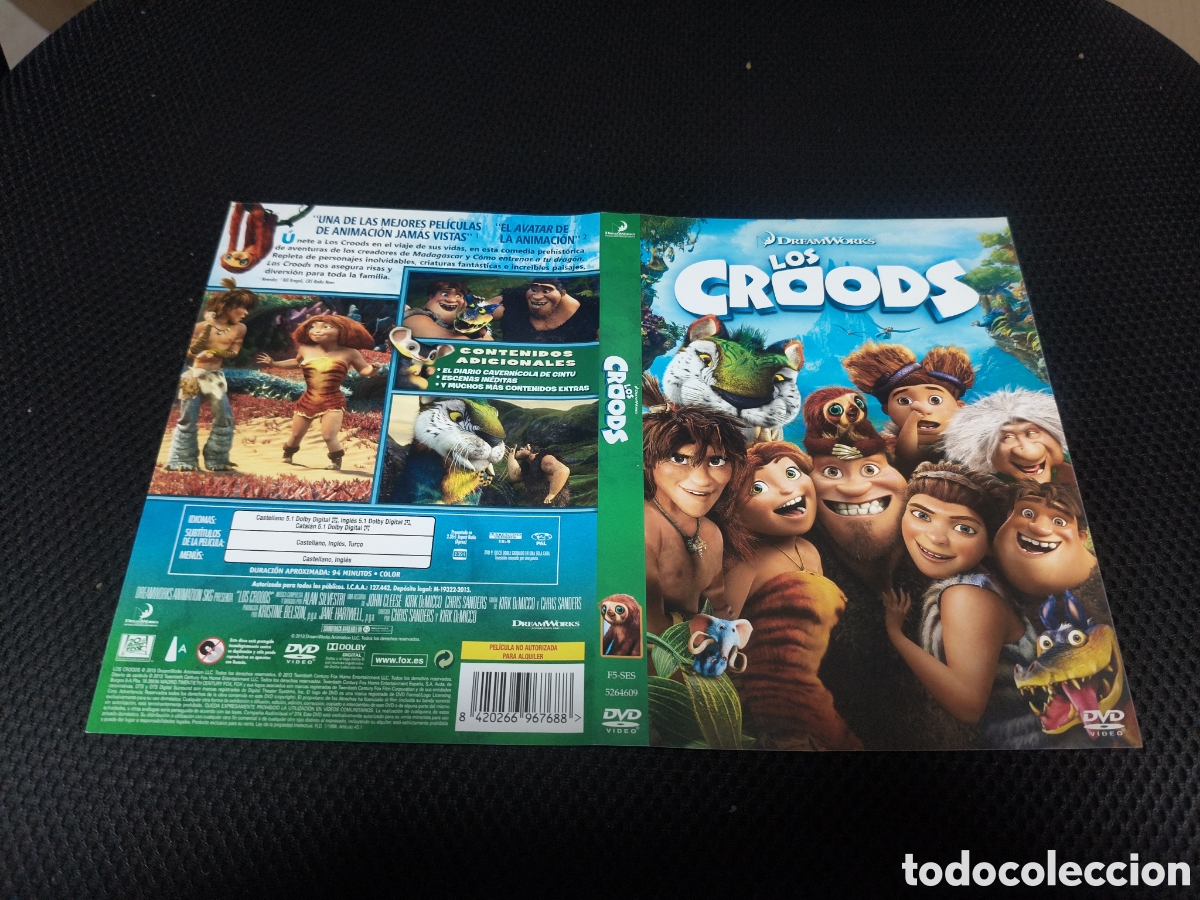 Cinema: Car&aacute;tula DVD - los croods