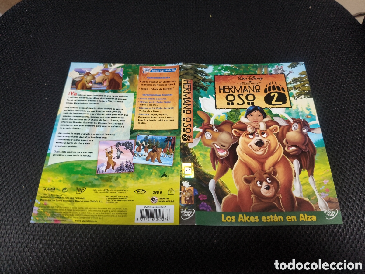 Cinema: Car&aacute;tula DVD - hermano oso 2
