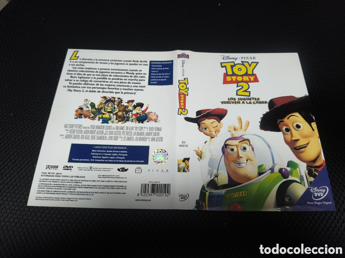 Cinema: Car&aacute;tula DVD - toy story 2
