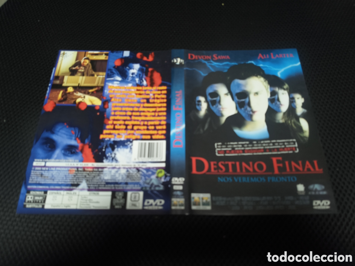 Cinema: Car&aacute;tula DVD - destino final