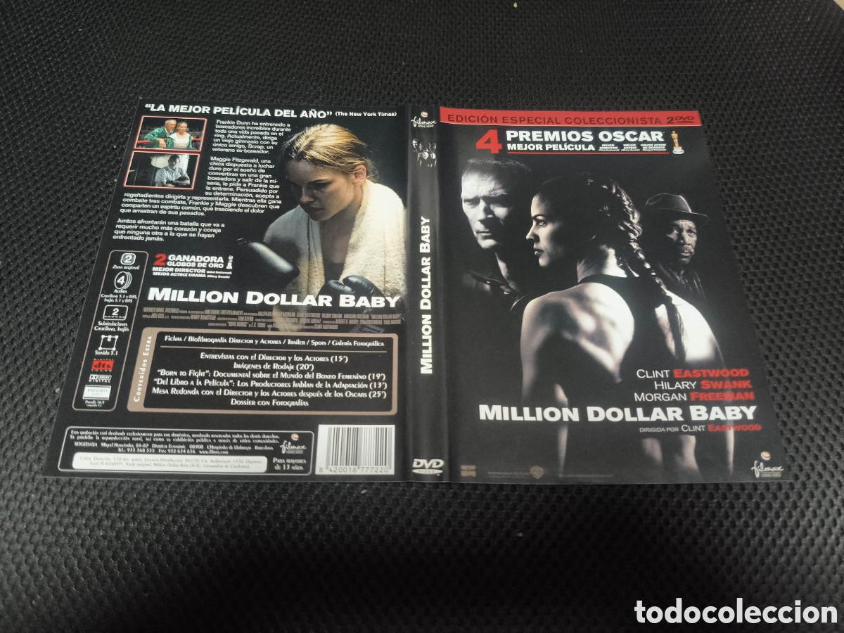 Cinema: Car&aacute;tula DVD - million dollar baby