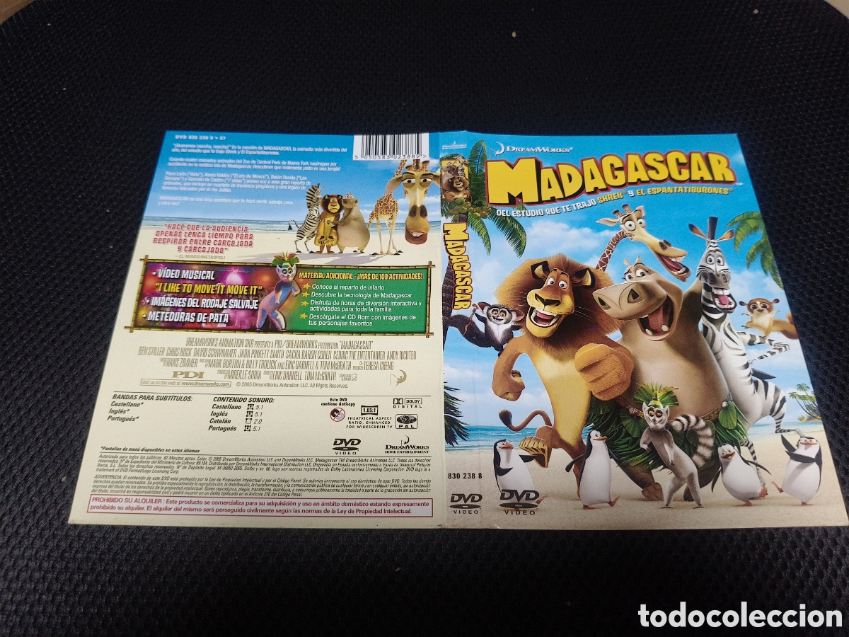 Cine: Car&aacute;tula DVD - Madagascar - Foto 1
