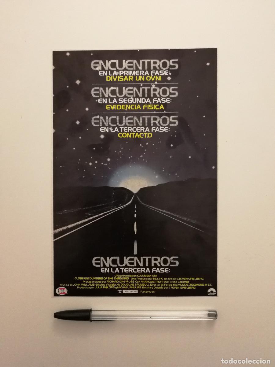Kino: ANTIGUO ANUNCIO ENCARTONADO - Encuentros en la tercera fase - Steven Spielberg