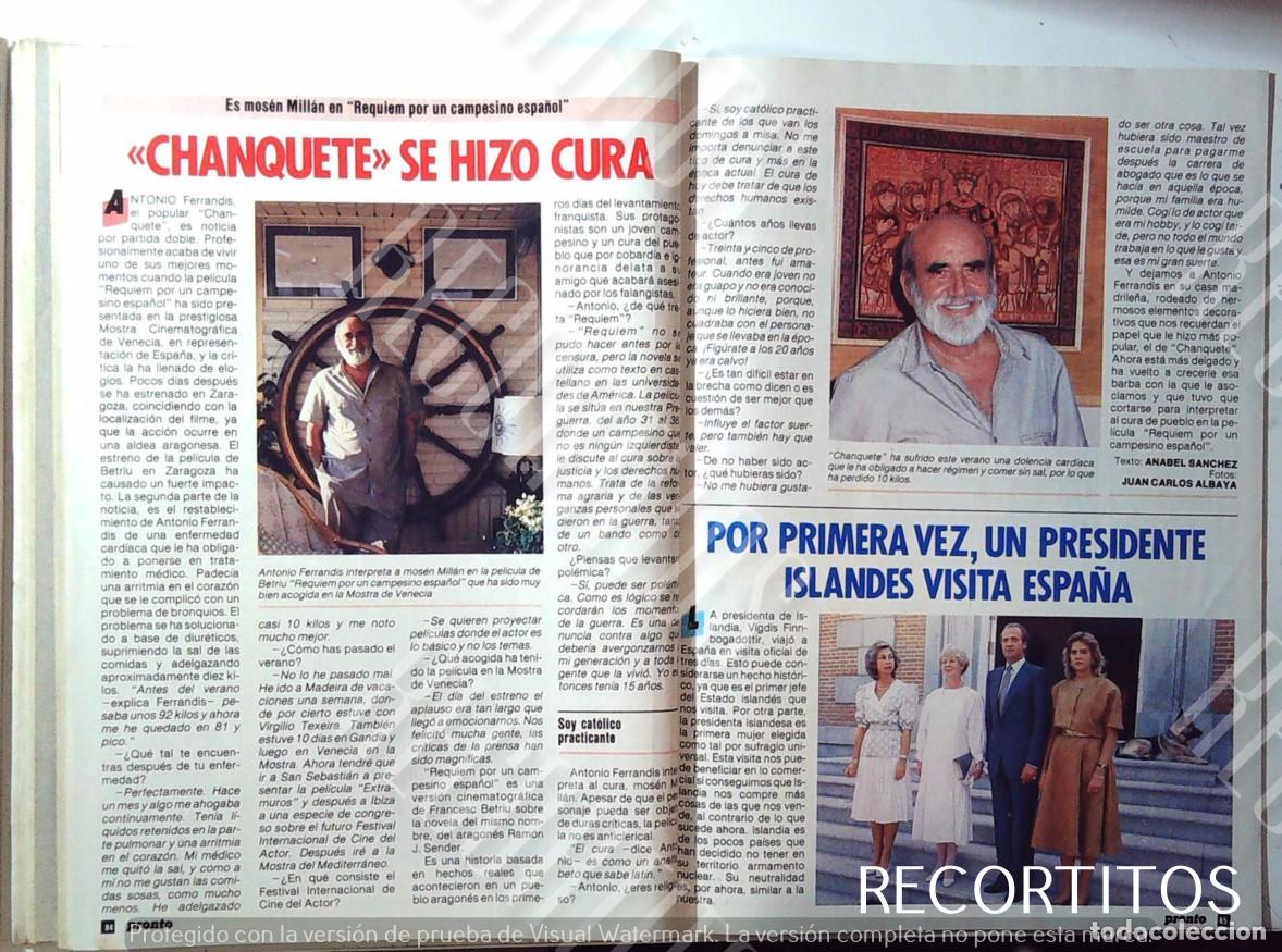 Kino: ANTONIO FERRANDIS CHANQUETE SE HACE CURA