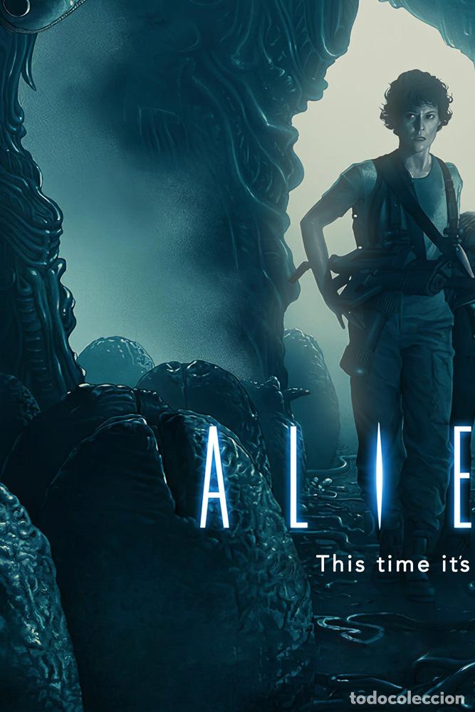 Cine: POSTER ALIENS ( SIGOURNEY WEAVER ) - Foto 4