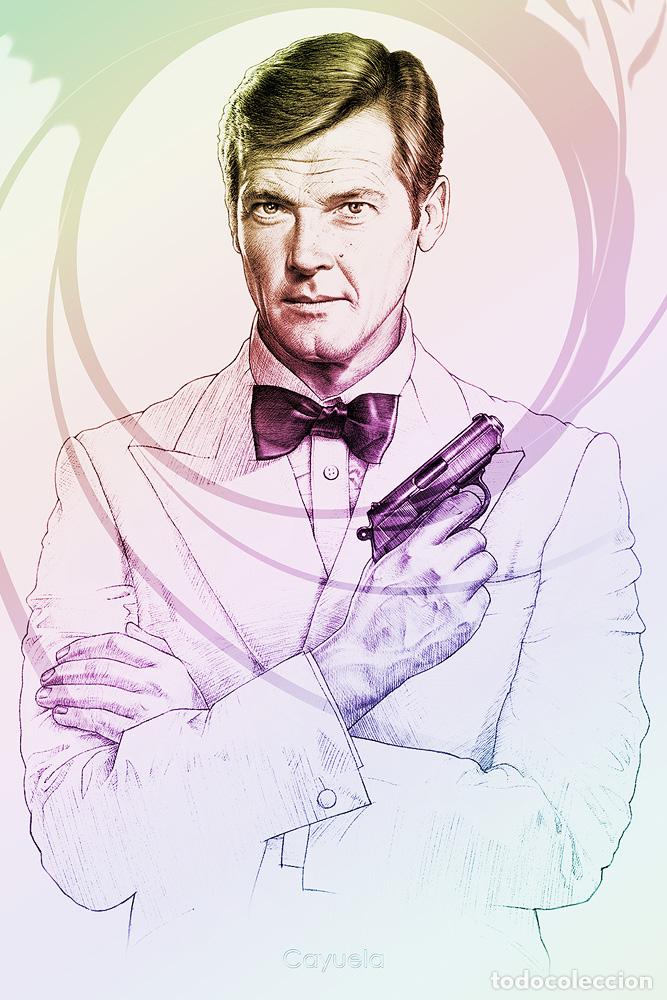 Cine: POSTER JAMES BOND ( ROGER MOORE ) - Foto 1