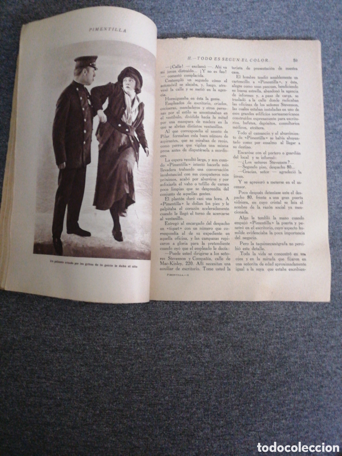 Cine: (Foto novela) PIMENTILLA. LAS GRANDES NOVELAS DE LA Pantalla. NOVELA BASADA EN LA PELICULA DEL MISMO