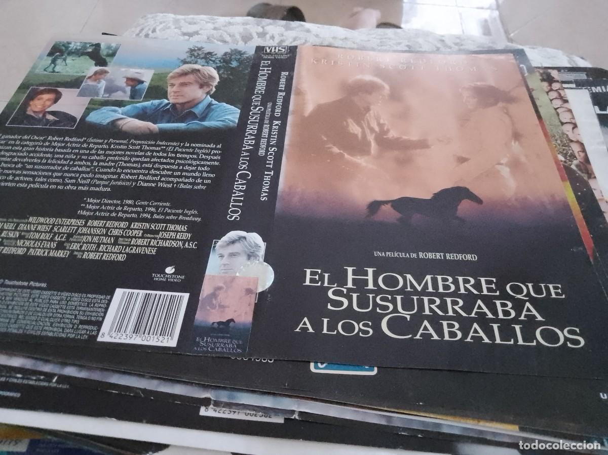 Cinema: El hombre que susurraba a los caballos s&oacute;lo car&aacute;tula Robert redford