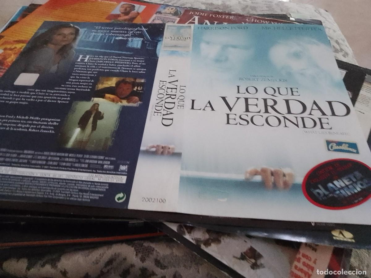 Cinema: Lo que la verdad esconde solo car&aacute;tulaLo que la verdad esconde solo car&aacute;tula