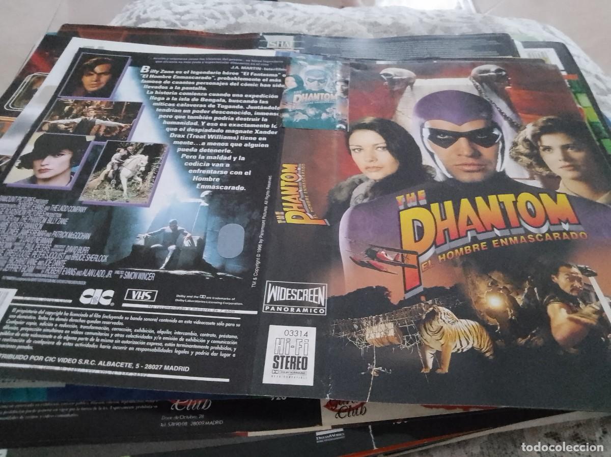 Cinema: The Phanton el hombre enmascarado solo car&aacute;tula caja grande