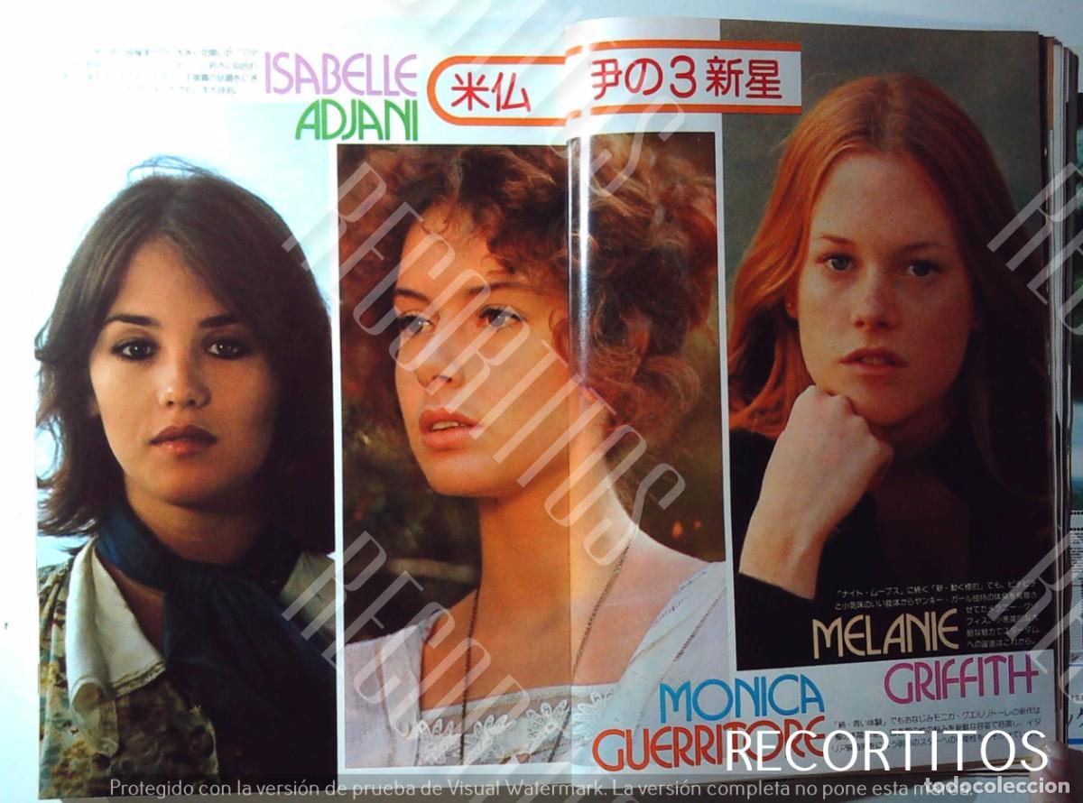 Cine: MONICA GUERRITORE MELANIE GRIFFITH ISABELLE ADJANI JAPAN JAPON