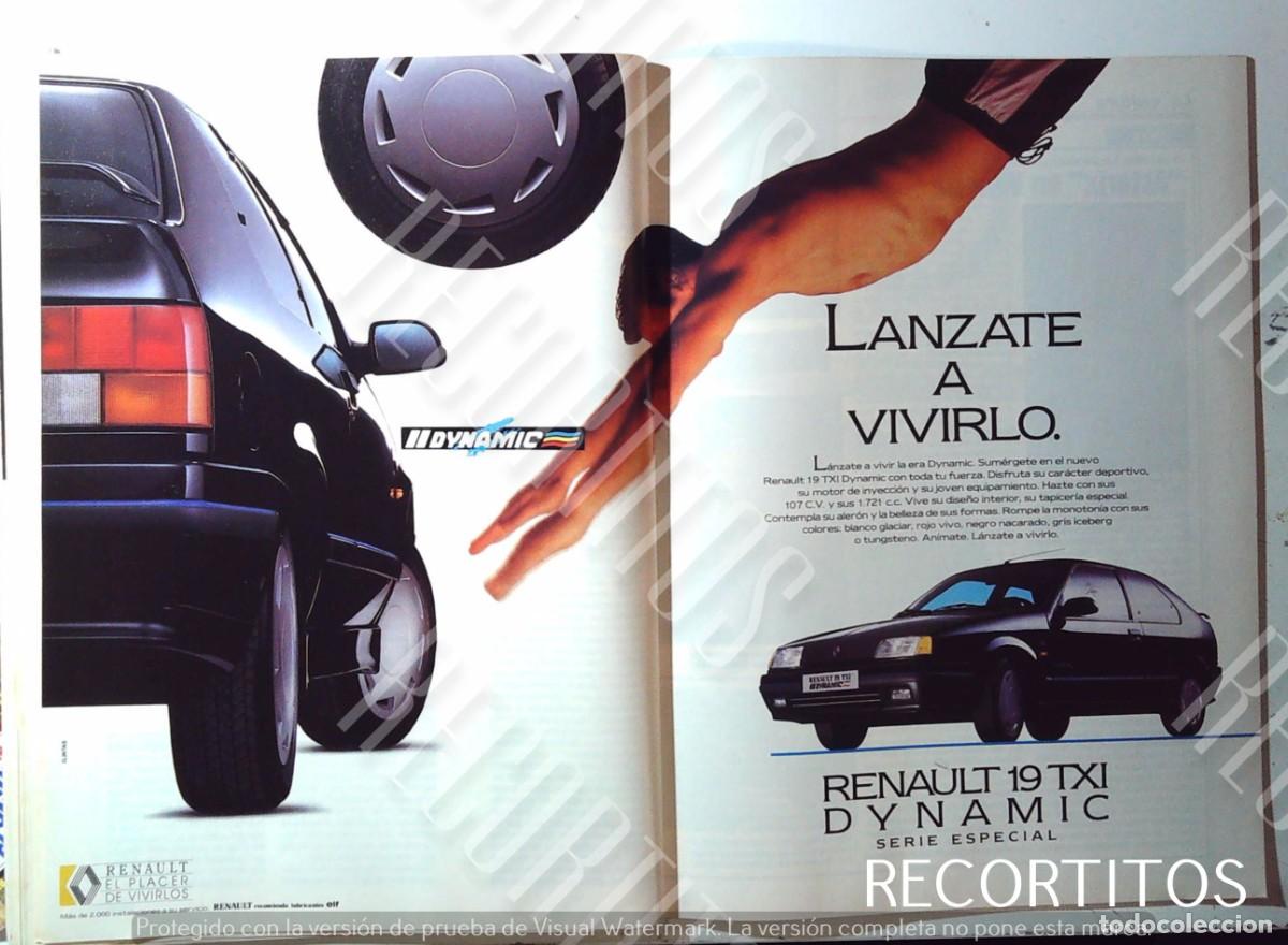 Kino: RENAULT 19 TXI DYNAMIC PUBLICIDAD